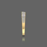 Eternity Gap 0.27 Ct Round Diamonds Wedding Band