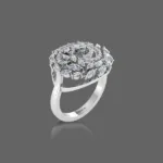 Glimmering Frost Sparkling Diamond Ring