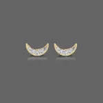 Half Moon Kids Diamond Earrings