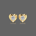 Little Love Heart Earring For Kids