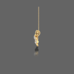Charming Floral Diamond Pendant