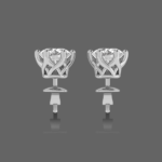 Classic Solitaire Stud Earrings