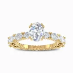 1.35-Carat-Oval-Cut-Natural-Solitaire-Diamond-Engagement-Ring-Yellow-Gold-Front-View