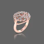 Glimmering Frost Sparkling Diamond Ring