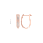 Diamond Hoop Earrings