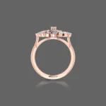 Glimmering Frost Sparkling Diamond Ring