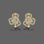 Azalea Diamond Hoop Earrings