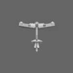 Minimal Airplane Diamond Earrings For Kids