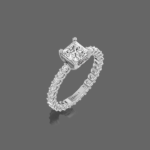 Classic Princess Cut Diamond Ring
