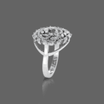 Glimmering Frost Sparkling Diamond Ring