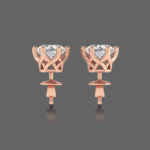 Classic Solitaire Stud Earrings