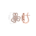 Azalea Diamond Hoop Earrings