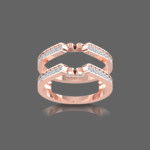 Double Shared Prong Curved Ring Guard