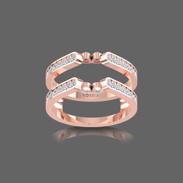 Double Shared Prong Curved Ring Guard