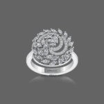 Glimmering Frost Sparkling Diamond Ring