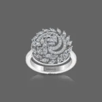 Glimmering Frost Sparkling Diamond Ring