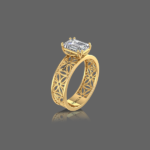 Anya Solitaire Wedding Ring