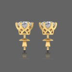 Classic Solitaire Stud Earrings