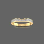 Eternity Gap 0.27 Ct Round Diamonds Wedding Band