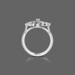 Glimmering Frost Sparkling Diamond Ring