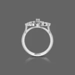 Glimmering Frost Sparkling Diamond Ring