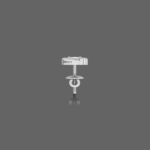 Princess Cut Diamond Stud Men’s Earrings