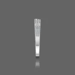 Eternity Gap Round Diamonds Wedding Band - Image 6