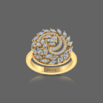 Glimmering Frost Sparkling Diamond Ring