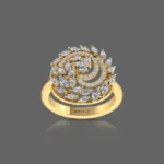 Glimmering Frost Sparkling Diamond Ring