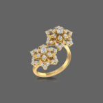 Geranium Blossom Cocktail Ring