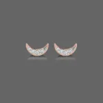 Half Moon Kids Diamond Earrings