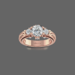 Trinity 3 Stone Solitaire Engagement Ring