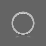 Eternity Gap Round Diamonds Wedding Band - Image 10