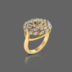 Glimmering Frost Sparkling Diamond Ring