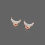 Half Moon Kids Diamond Earrings