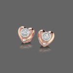 Little Love Heart Earring For Kids