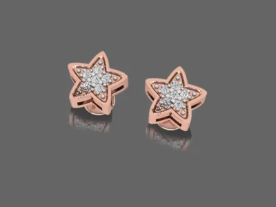 Twinkle Star Earrings For Kids
