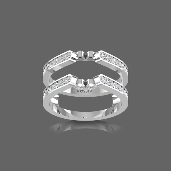 Double Shared Prong Curved Ring Guard