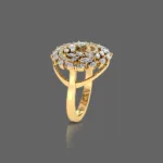 Glimmering Frost Sparkling Diamond Ring