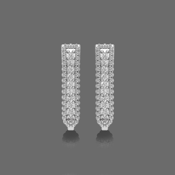 Jubilant Diamond Hoops Earrings