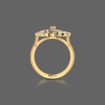 Glimmering Frost Sparkling Diamond Ring
