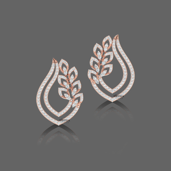 Tulip Elegance Diamond Studs