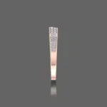 Eternity Gap Round Diamonds Wedding Band - Image 7