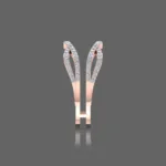 Diamond Twist Guard Wrap Ring