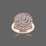 Glimmering Frost Sparkling Diamond Ring