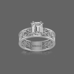 Anya Solitaire Wedding Ring