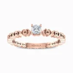 Anemone-Natural-Diamond-Promise-Ring-Rose-Gold-Front-View