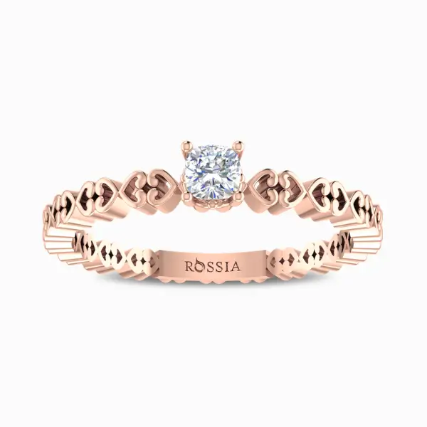 Anemone-Natural-Diamond-Promise-Ring-Rose-Gold-Front-View