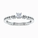 Anemone-Natural-Diamond-Promise-Ring-White-Gold-Front-View