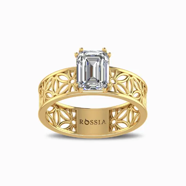 Anya-Natural-Solitaire-Wedding-Ring-Yellow-Gold-Front-View